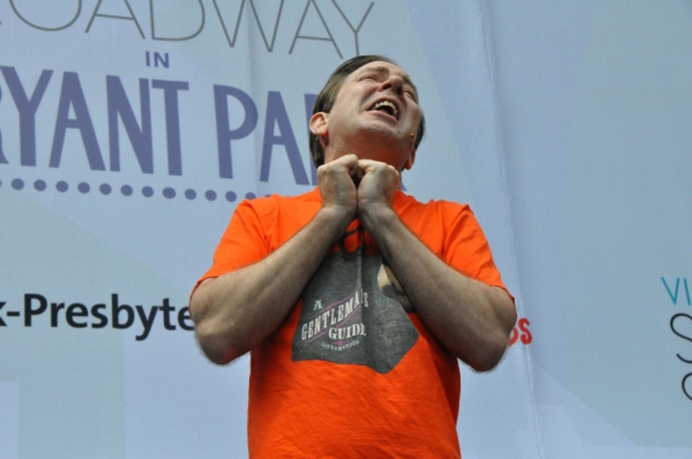 Photo Coverage: Casts of GENTLEMAN'S GUIDE, HEATHERS and More Visit Broadway in Bryant Park!  Image