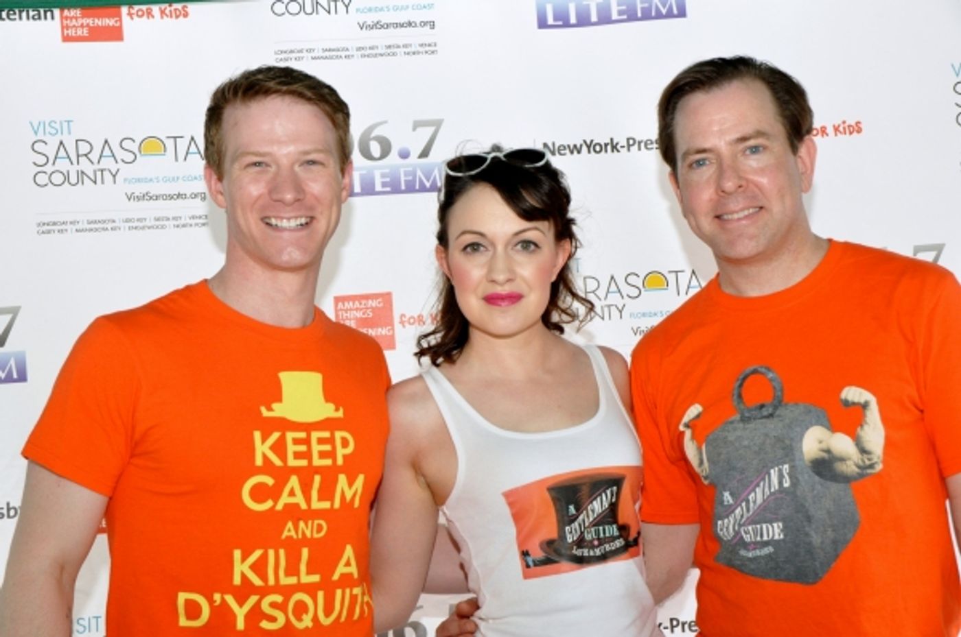 Photo Coverage: Casts of GENTLEMAN'S GUIDE, HEATHERS and More Visit Broadway in Bryant Park!  Image