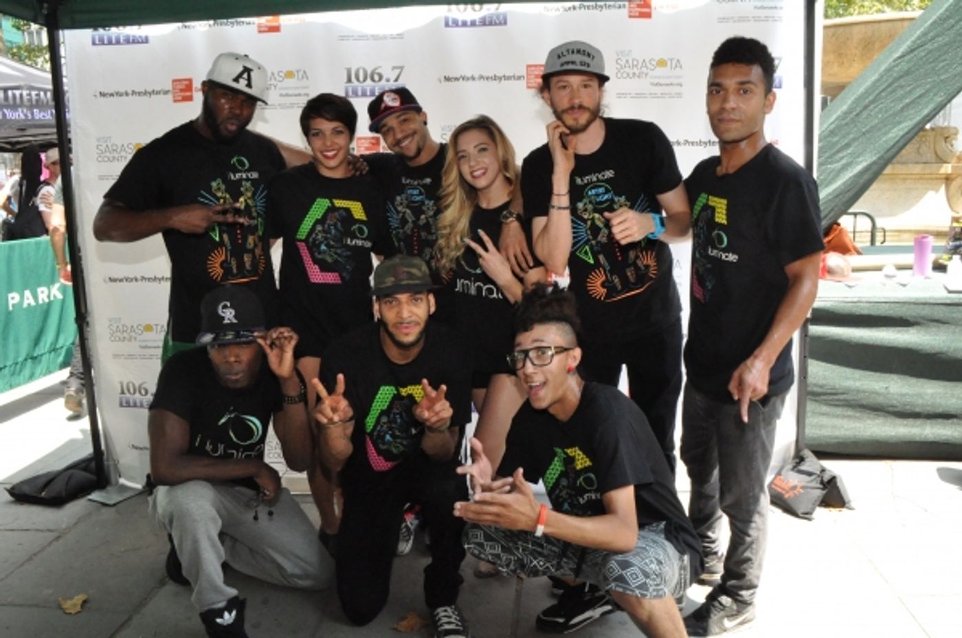 Photo Coverage: Casts of GENTLEMAN'S GUIDE, HEATHERS and More Visit Broadway in Bryant Park!  Image