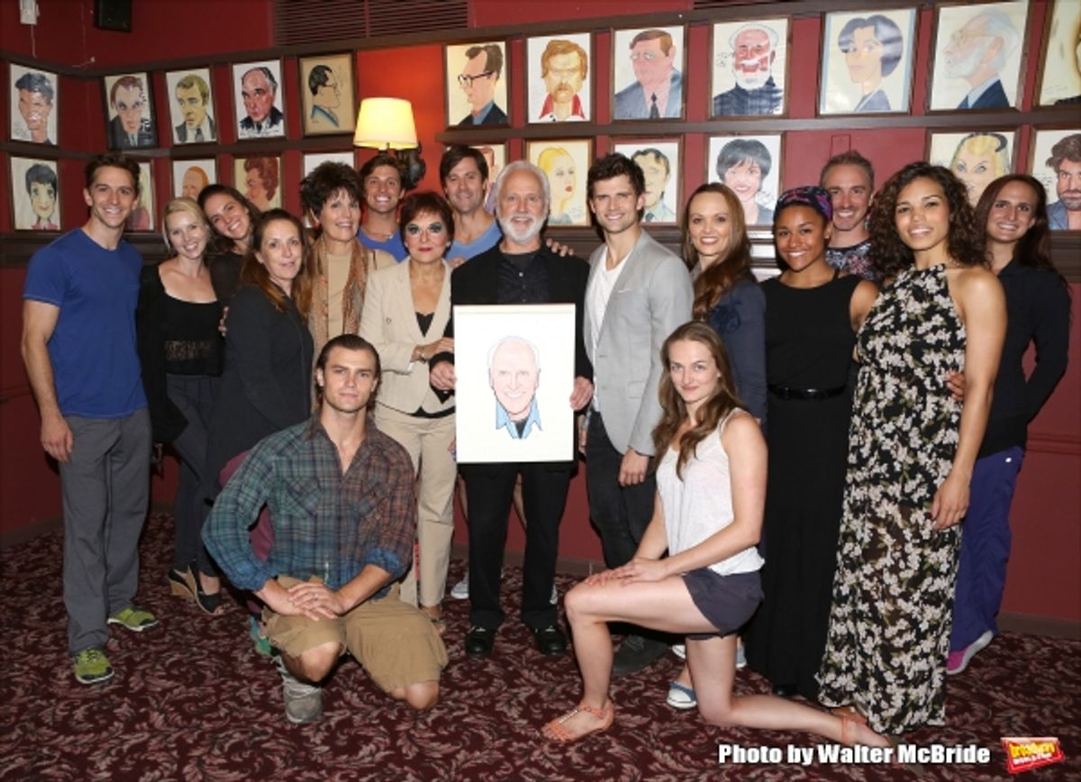 John Rubinstein with cast members at 