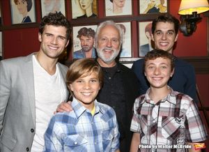 Kyle Dean Massey and John Rubinstein with cast members @ BroadwayWorld Kyle Dean Massey and John Rubinstein with cast members Photo