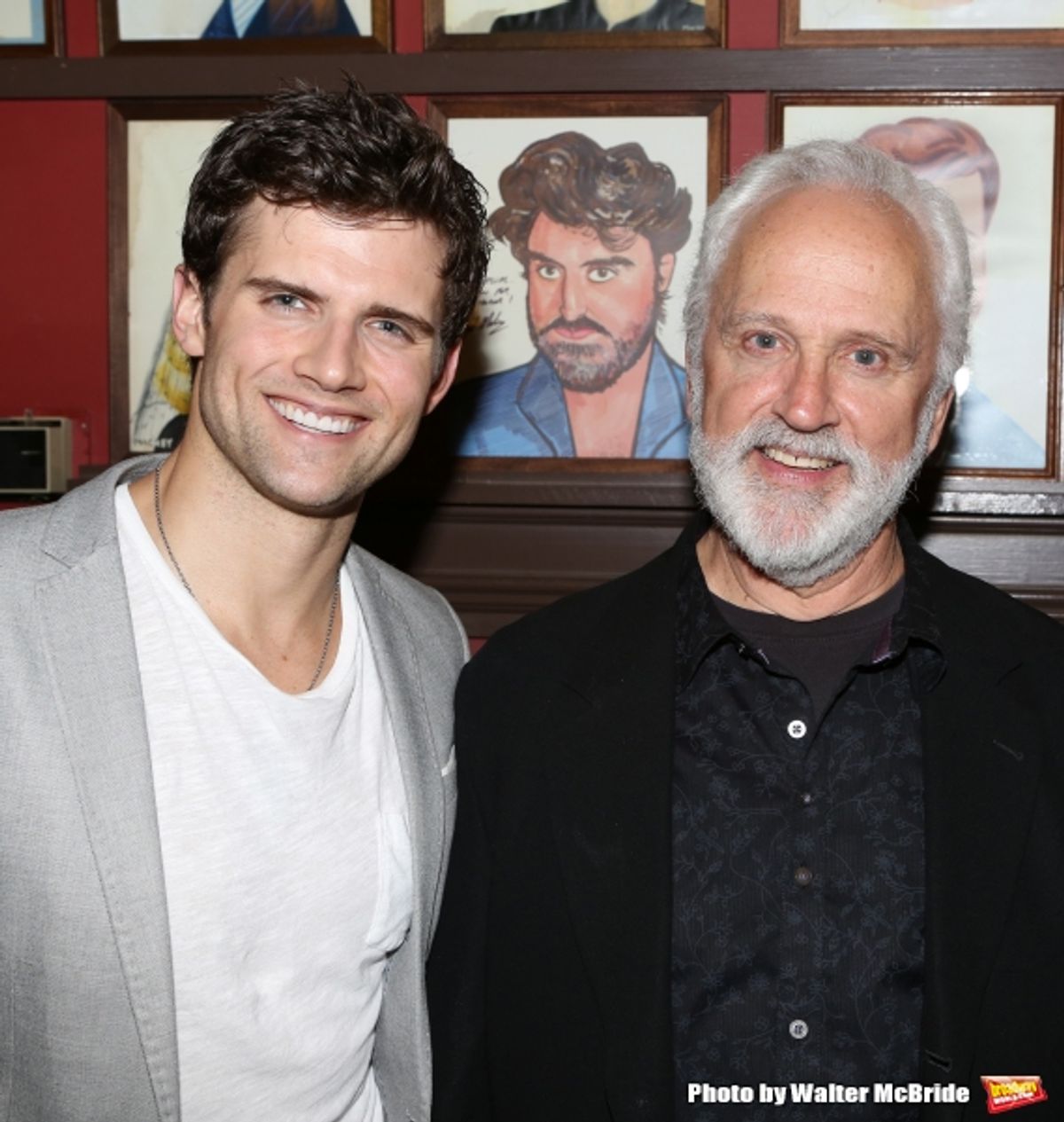 Kyle Dean Massey and John Rubinstein at 