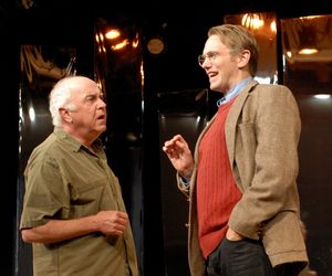 Larry John Myers (Salter) and Jay Stratton (Bernard 1) @ BroadwayWorld Larry John Myers (Salter) and Jay Stratton (Bernard 1) Photo