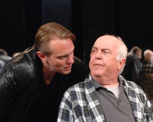 Jay Stratton (Bernard 2) and Larry John Myers (Salter) Photo