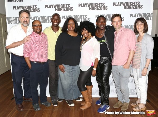 Artistic Director Tim Sanford, playwright/director Robert O''Hara, Phillip James Bran Photo