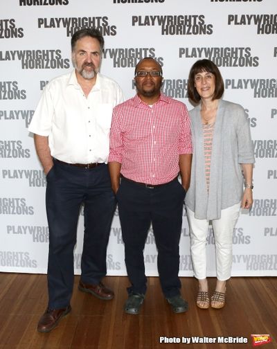 Playwrights Horizons Artistic Director Tim Sanford, playwright/director Robert O''Har Photo