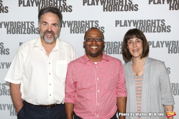 Playwrights Horizons Artistic Director Tim Sanford, playwright/director Robert O''Har Photo