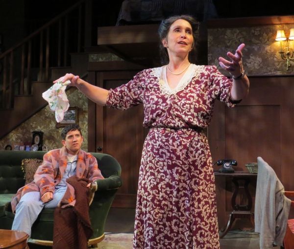 Ian Alda and Gina Hecht. Photo by Ron Sossi. Photo