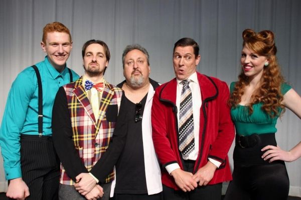 Glenn Wallis (Zubrick, left), Shaun Griffin (Narrator), Pat McMahon (Professor Leader Photo