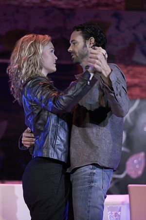 Julia Stiles and James Wirt @ BroadwayWorld Julia Stiles and James Wirt Photo