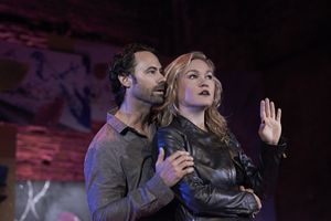 Julia Stiles and James Wirt @ BroadwayWorld Julia Stiles and James Wirt Photo