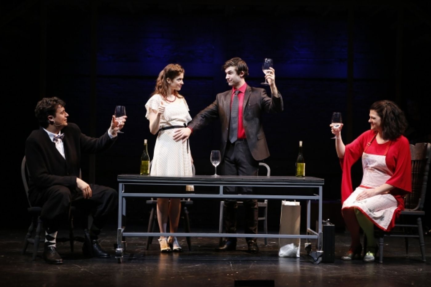 Photo Flash: First Look at Cady Huffman, Kate Shindle and More in 'REVOLUTION IN THE ELBOW' at Minetta Lane  Image