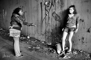 Dondrie Burnham as BIRDY and Chelsea Wolocko as PRIDDY @ BroadwayWorld Dondrie Burnham as BIRDY and Chelsea Wolocko as PRIDDY Photo