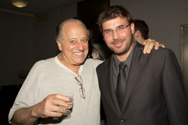 Saul Reichlin (stars as Milos Dobry), Petr Papousek (grandson of Milos Dobry) Photo