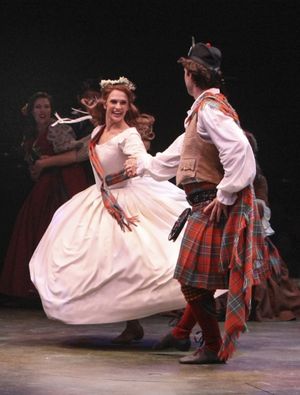 Courtney Iventosch (Jean MacLaren) and Brandon Springman (Charlie Dalrymple) @ BroadwayWorld Courtney Iventosch (Jean MacLaren) and Brandon Springman (Charlie Dalrymple) Photo
