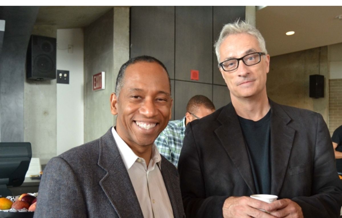 Robert Barry Fleming and Sound Designer David Van Tieghem  at 