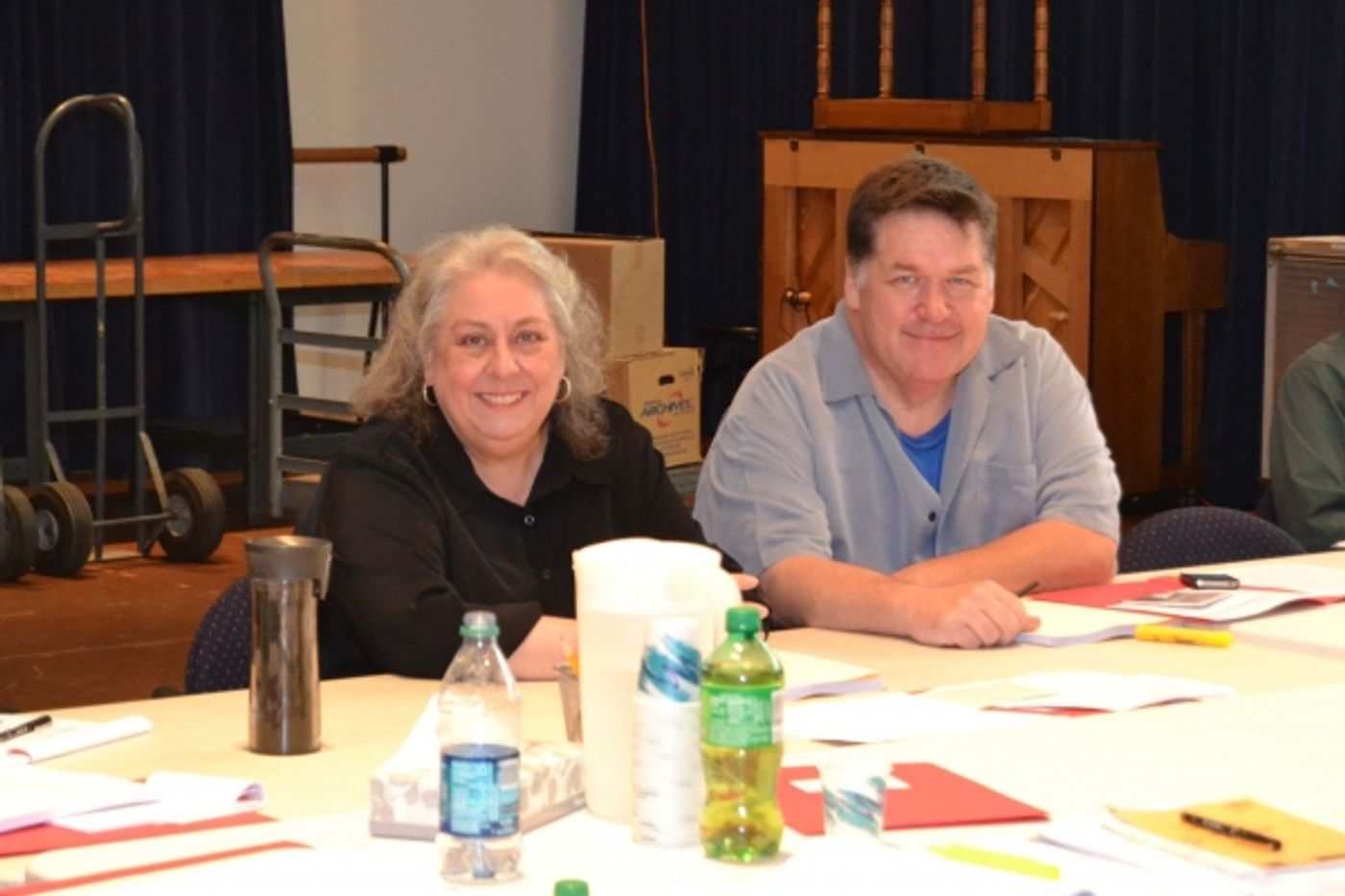 Photo Flash: In Rehearsal with Jayne Houdyshell, Delaney Williams & More for Arena Stage's THE SHOPLIFTERS  Image