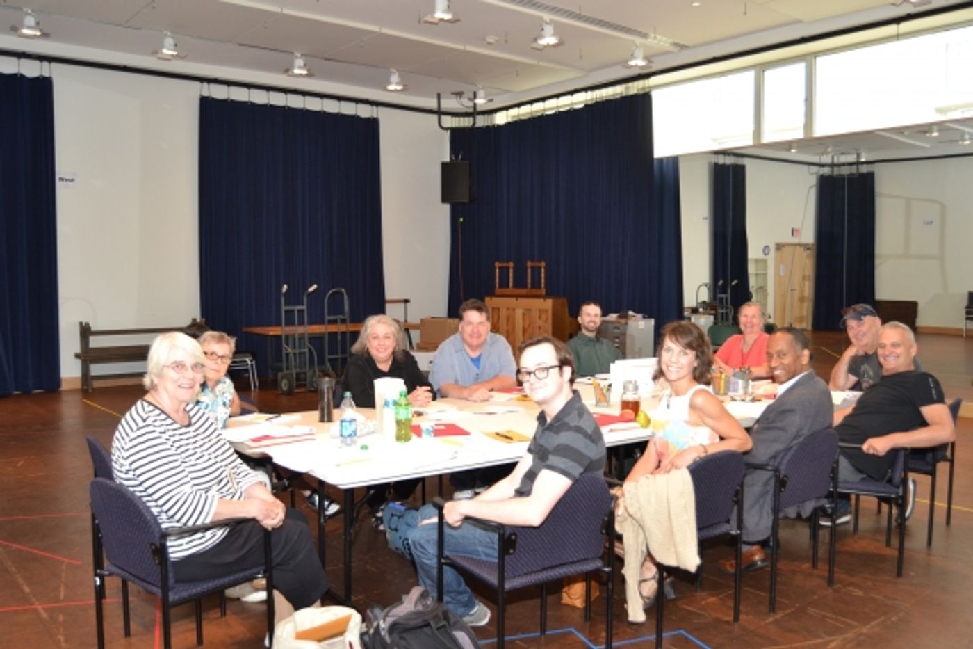 Photo Flash: In Rehearsal with Jayne Houdyshell, Delaney Williams & More for Arena Stage's THE SHOPLIFTERS  Image