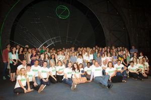 All finalists with Michael Morpurgo and the cast of WICKED. @ BroadwayWorld All finalists with Michael Morpurgo and the cast of WICKED. Photo