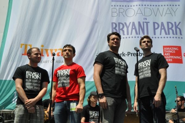 Michael Biren, Rick Faugno, Brad Nacht and Graydon Long Photo