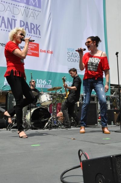 Cady Huffman and Kate Shindle Photo