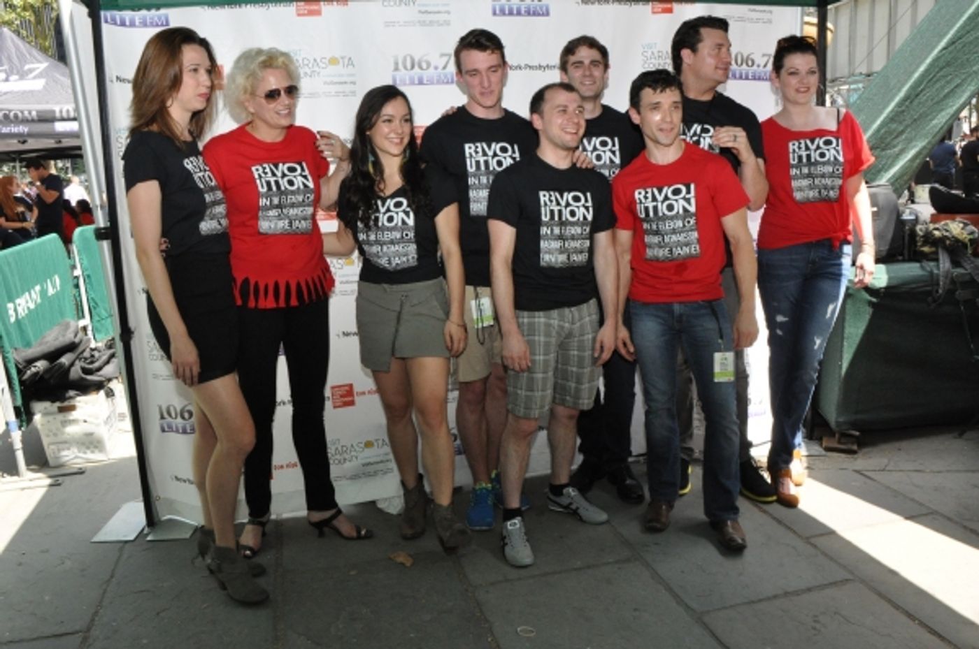 Photo Coverage: Casts of JERSEY BOYS, CABARET and More Visit BROADWAY IN BRYANT PARK! Image