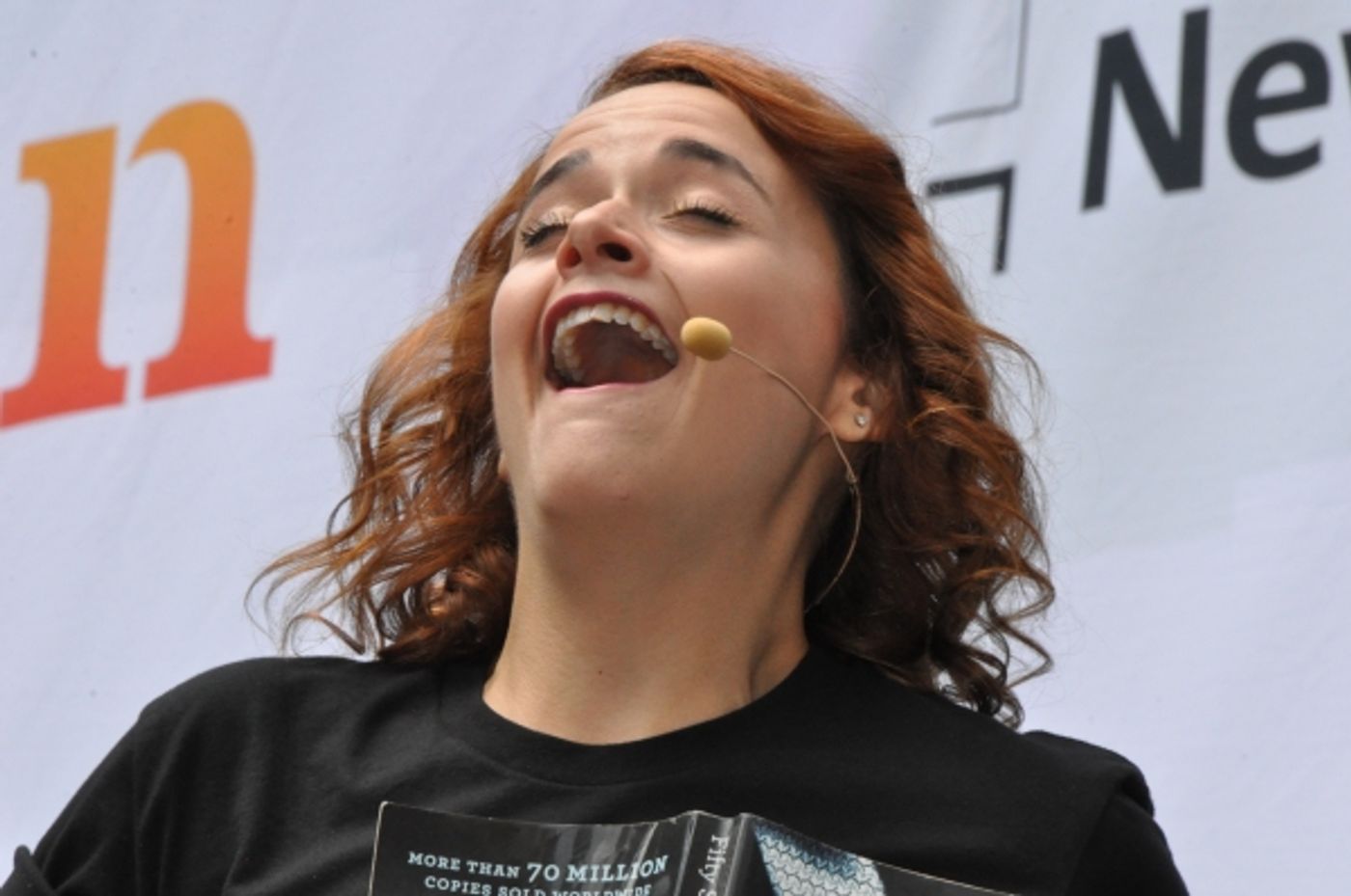 Photo Coverage: Casts of JERSEY BOYS, CABARET and More Visit BROADWAY IN BRYANT PARK! Image