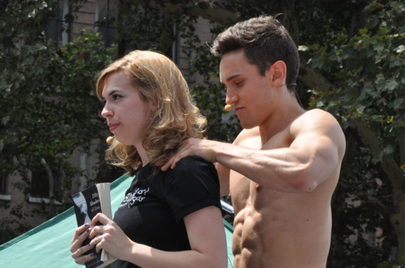 Photo Coverage: Casts of JERSEY BOYS, CABARET and More Visit BROADWAY IN BRYANT PARK! Image