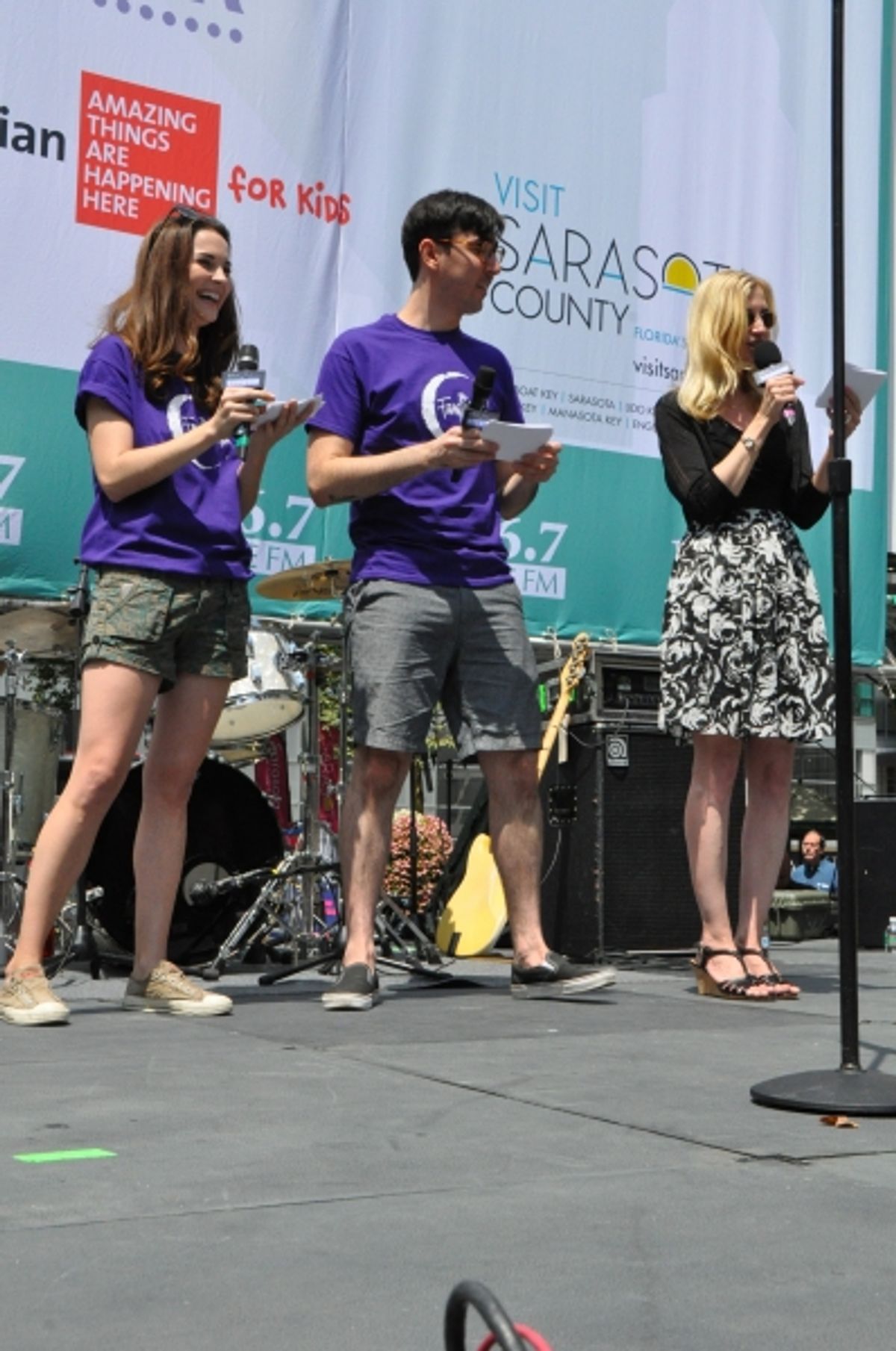 Samantha Bruce, Max Crumm and Christine Nagy at 