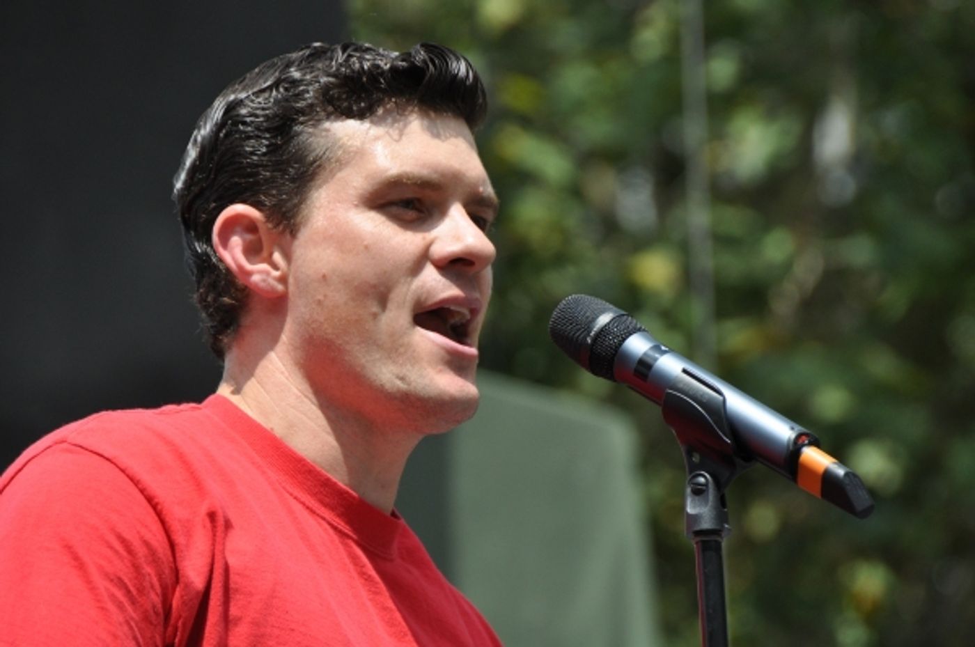 Photo Coverage: Casts of JERSEY BOYS, CABARET and More Visit BROADWAY IN BRYANT PARK! Image