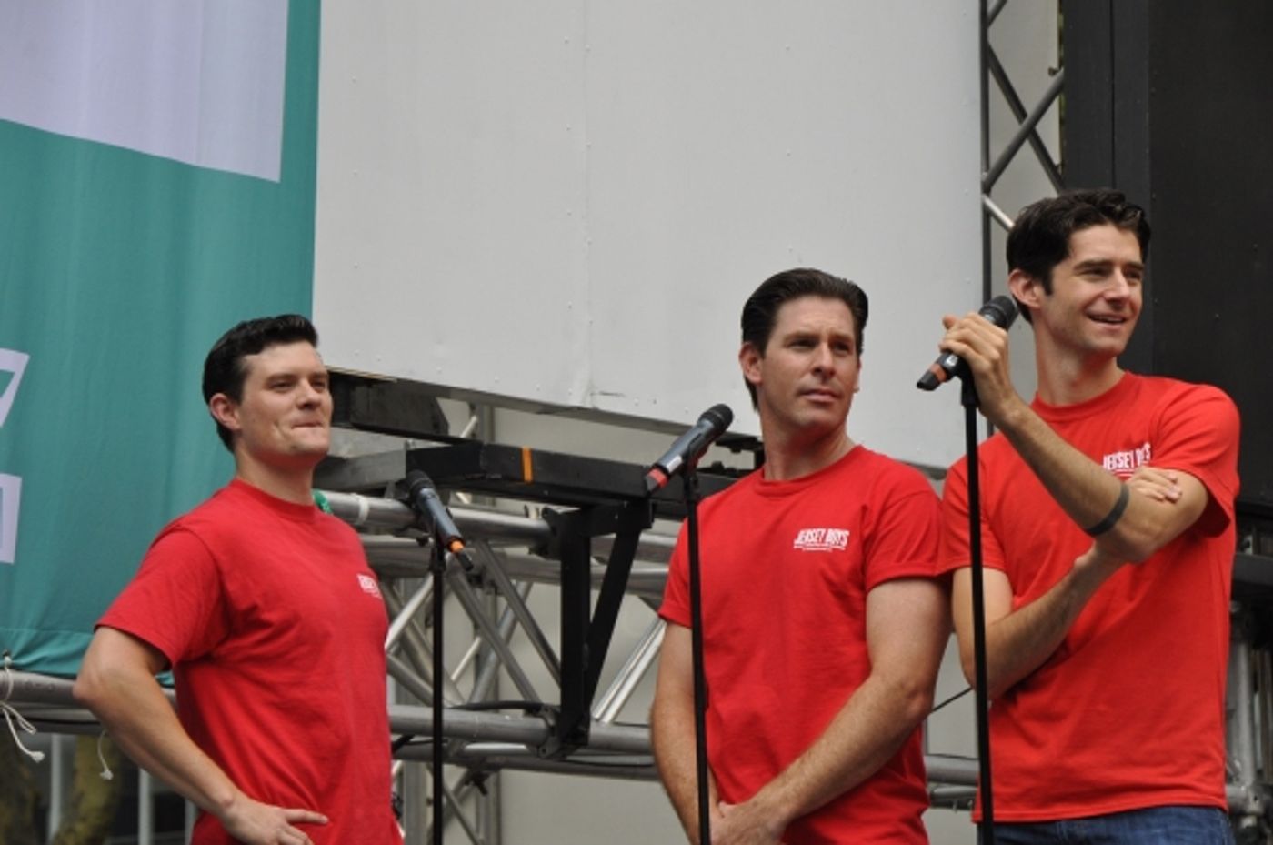 Photo Coverage: Casts of JERSEY BOYS, CABARET and More Visit BROADWAY IN BRYANT PARK! Image