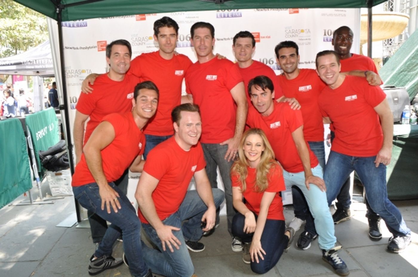 Photo Coverage: Casts of JERSEY BOYS, CABARET and More Visit BROADWAY IN BRYANT PARK! Image