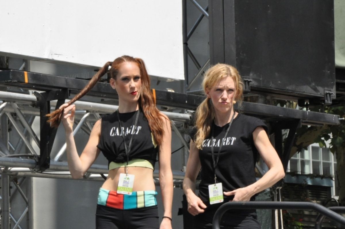 Kaleigh Cronin and Kelly Paredes at 