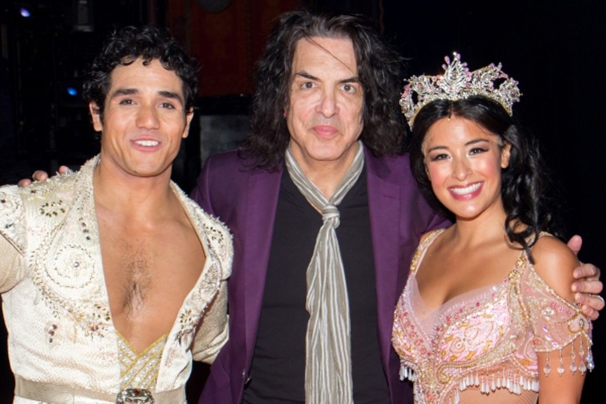 Adam Jacobs, Paul Stanley, Courtney Reed at 