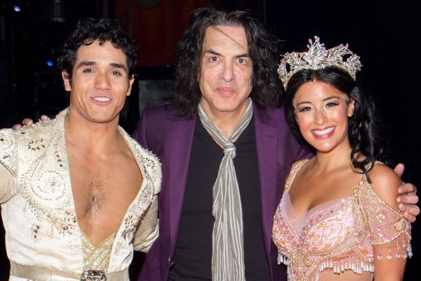 Adam Jacobs, Paul Stanley, Courtney Reed Photo