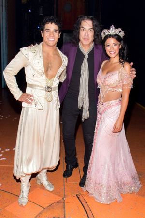 Adam Jacobs, Paul Stanley, Courtney Reed Photo