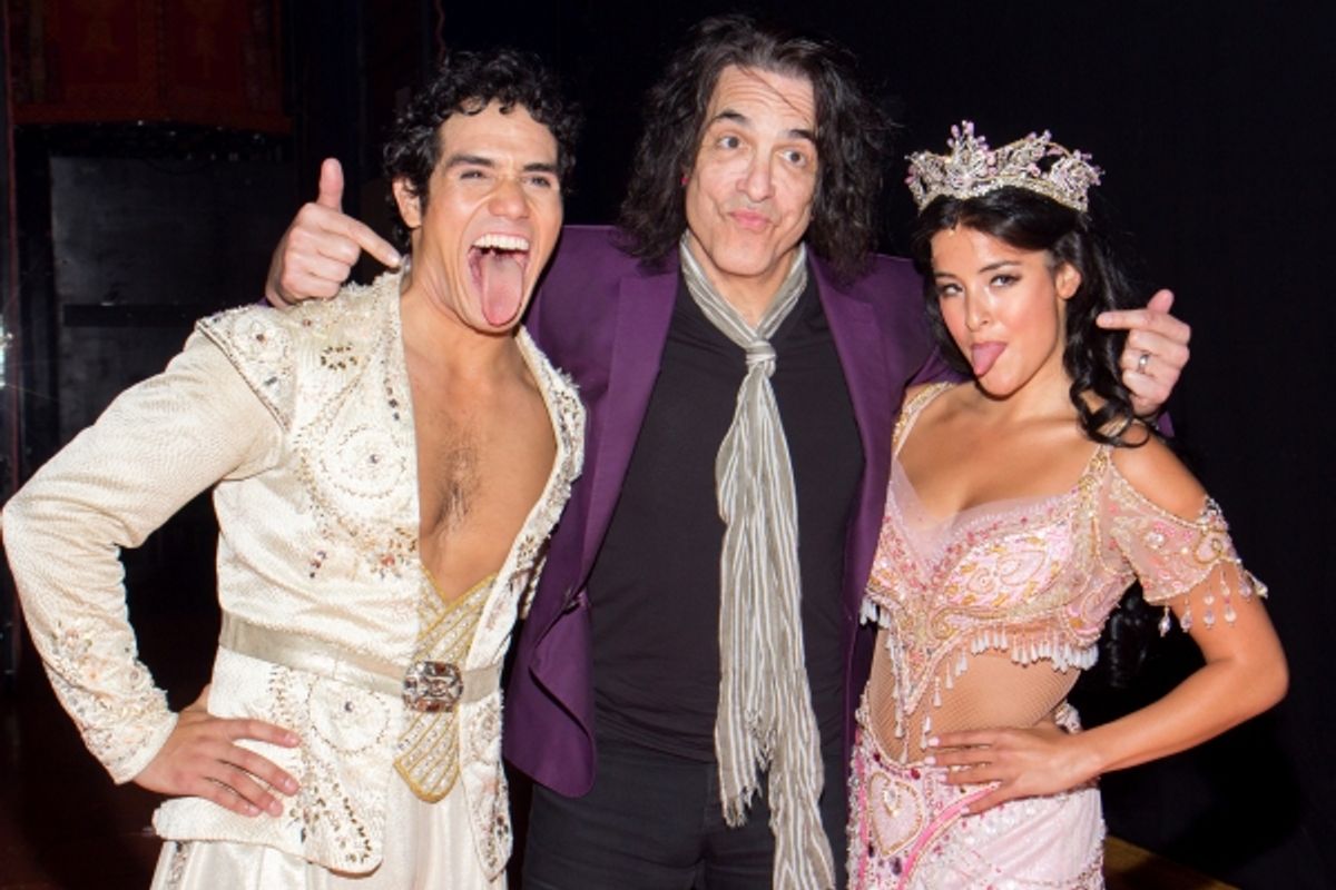 Adam Jacobs, Paul Stanley, Courtney Reed at 