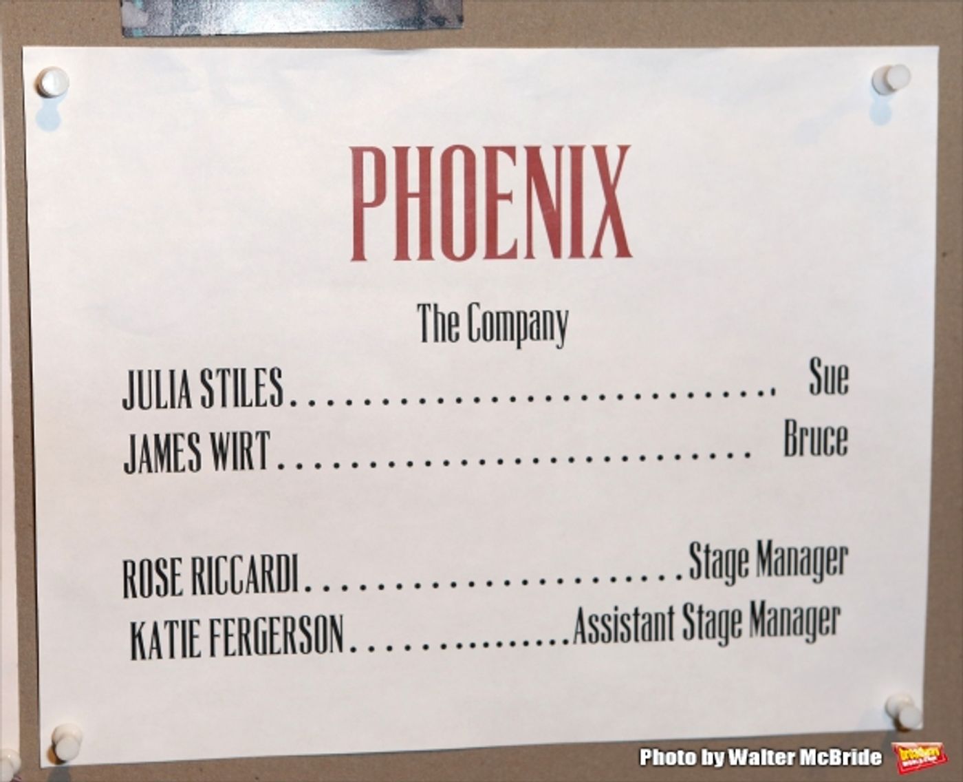 Photo Coverage: Julia Stiles and James Wirt Take First Bows in PHOENIX at Cherry Lane Theatre  Image