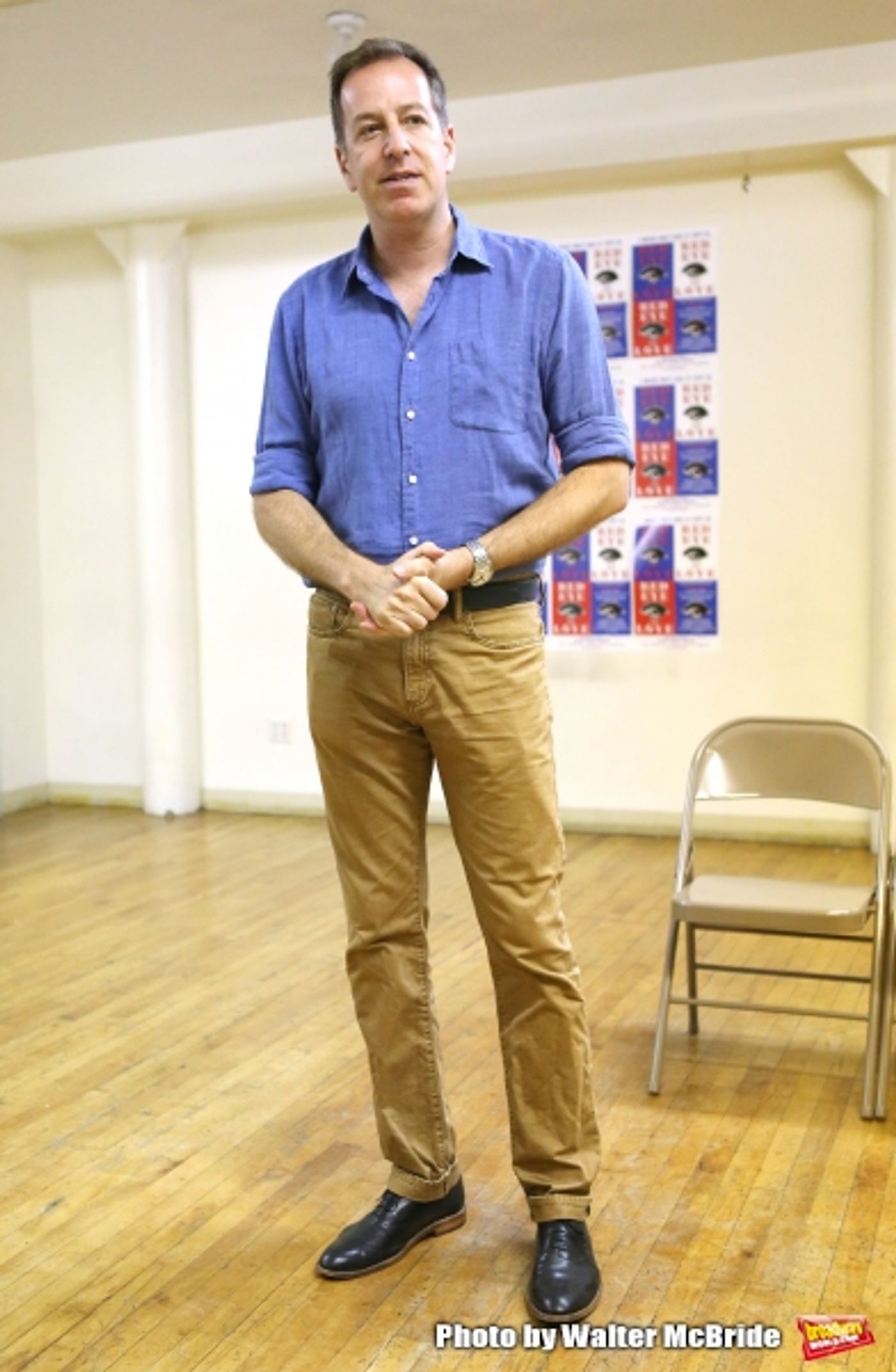 Photo Coverage: In Rehearsal with the Cast of RED EYE OF LOVE Image