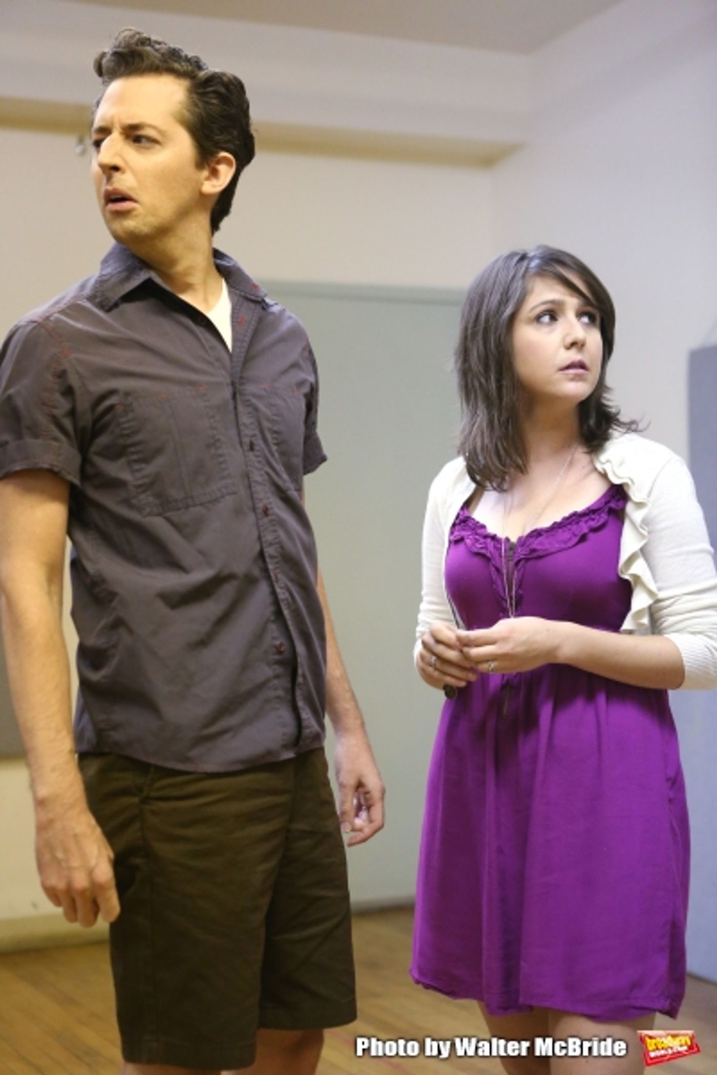 Photo Coverage: In Rehearsal with the Cast of RED EYE OF LOVE Image