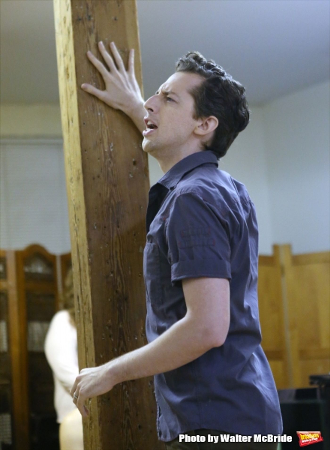 Photo Coverage: In Rehearsal with the Cast of RED EYE OF LOVE Image