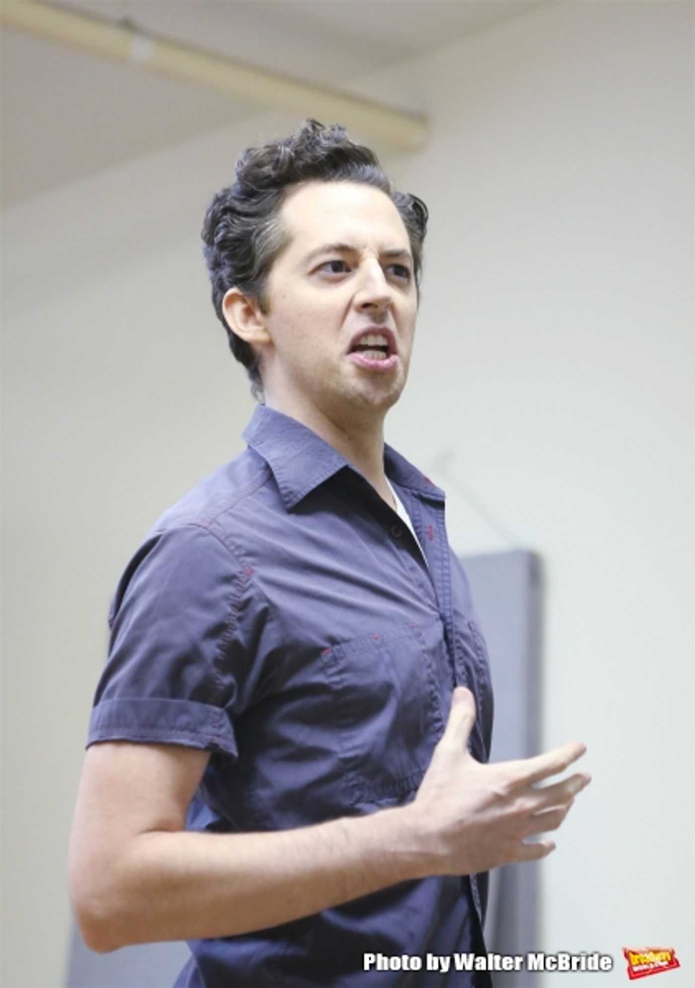 Photo Coverage: In Rehearsal with the Cast of RED EYE OF LOVE Image