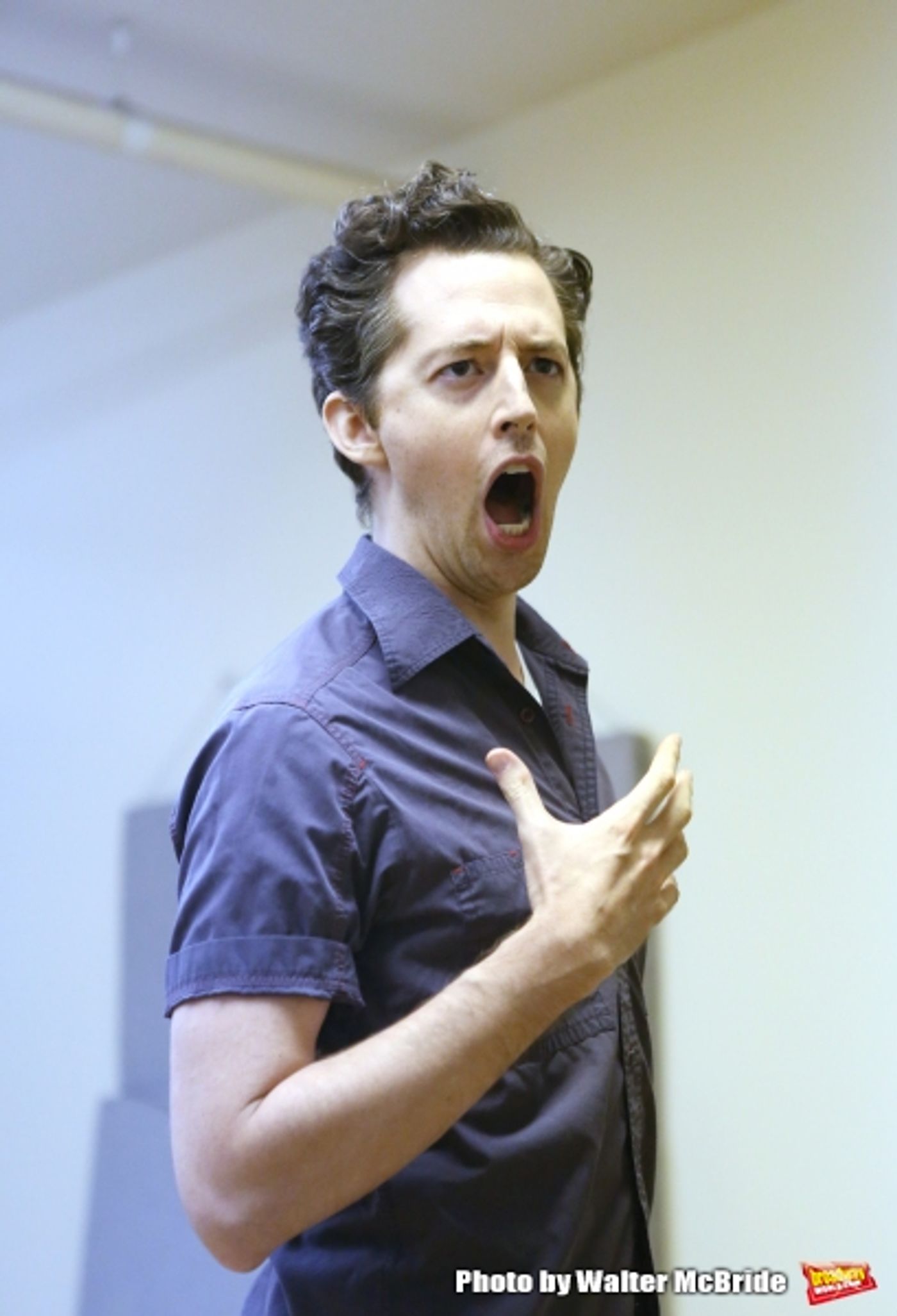 Photo Coverage: In Rehearsal with the Cast of RED EYE OF LOVE Image