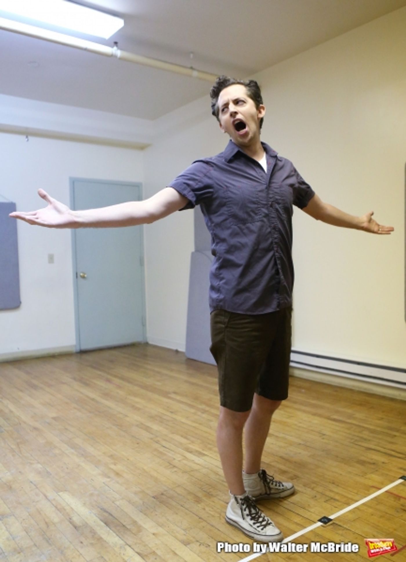Photo Coverage: In Rehearsal with the Cast of RED EYE OF LOVE Image