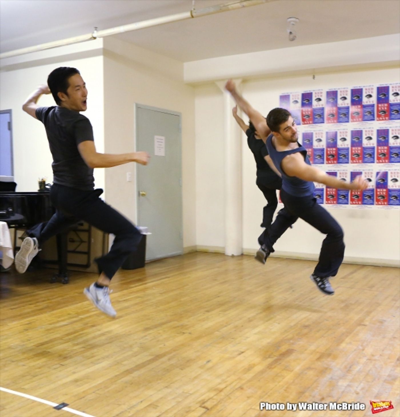 Photo Coverage: In Rehearsal with the Cast of RED EYE OF LOVE Image