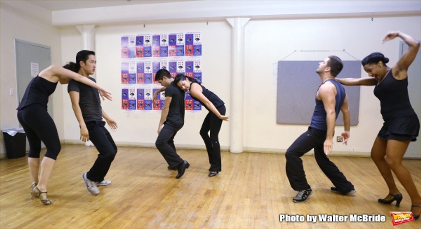 Photo Coverage: In Rehearsal with the Cast of RED EYE OF LOVE Image