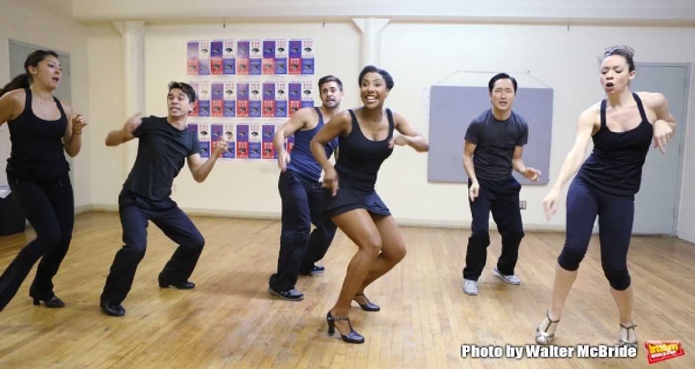 Photo Coverage: In Rehearsal with the Cast of RED EYE OF LOVE Image