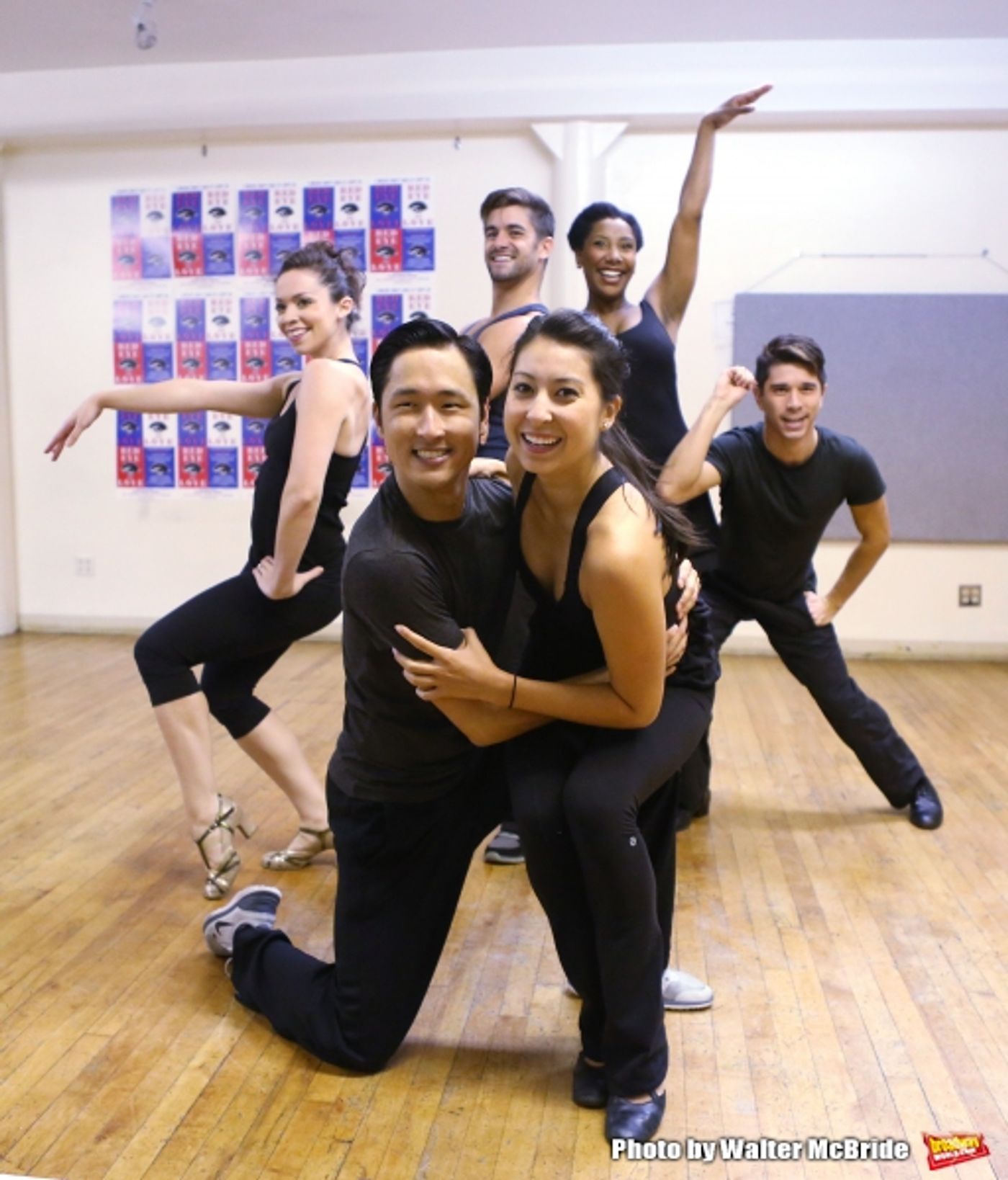 Photo Coverage: In Rehearsal with the Cast of RED EYE OF LOVE Image