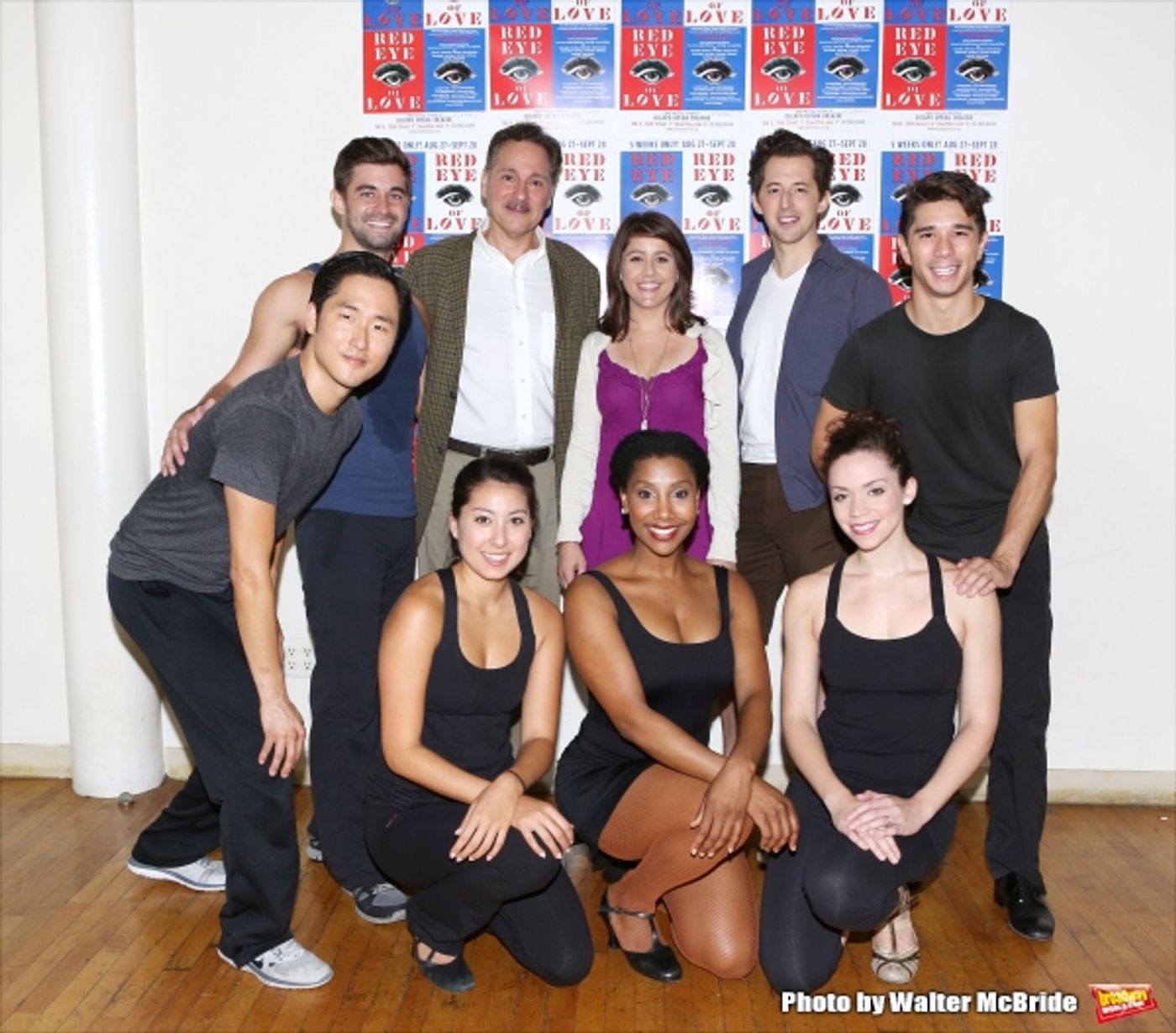 Photo Coverage: RED EYE OF LOVE Cast Meets the Press Image