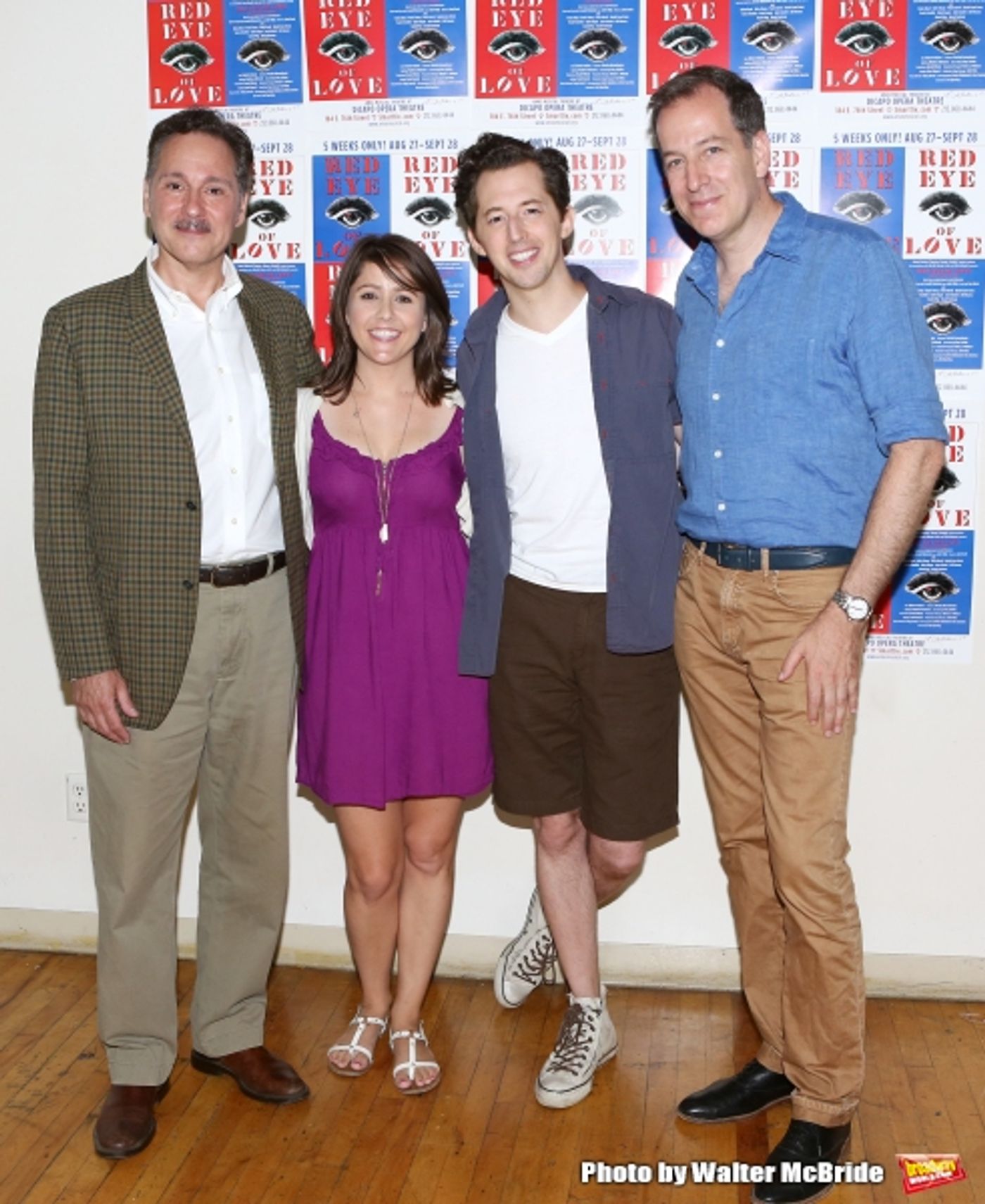 Photo Coverage: RED EYE OF LOVE Cast Meets the Press Image